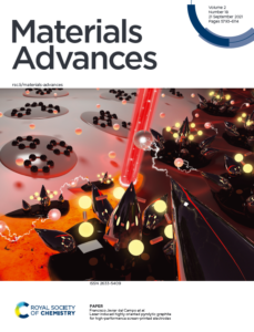 New cover on Materials Advances