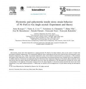 New BCMaterials paper at Acta Materialia New BCMaterials paper at Acta Materialia