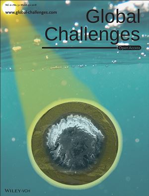 BCMaterials paper on the cover page of Global Challenges