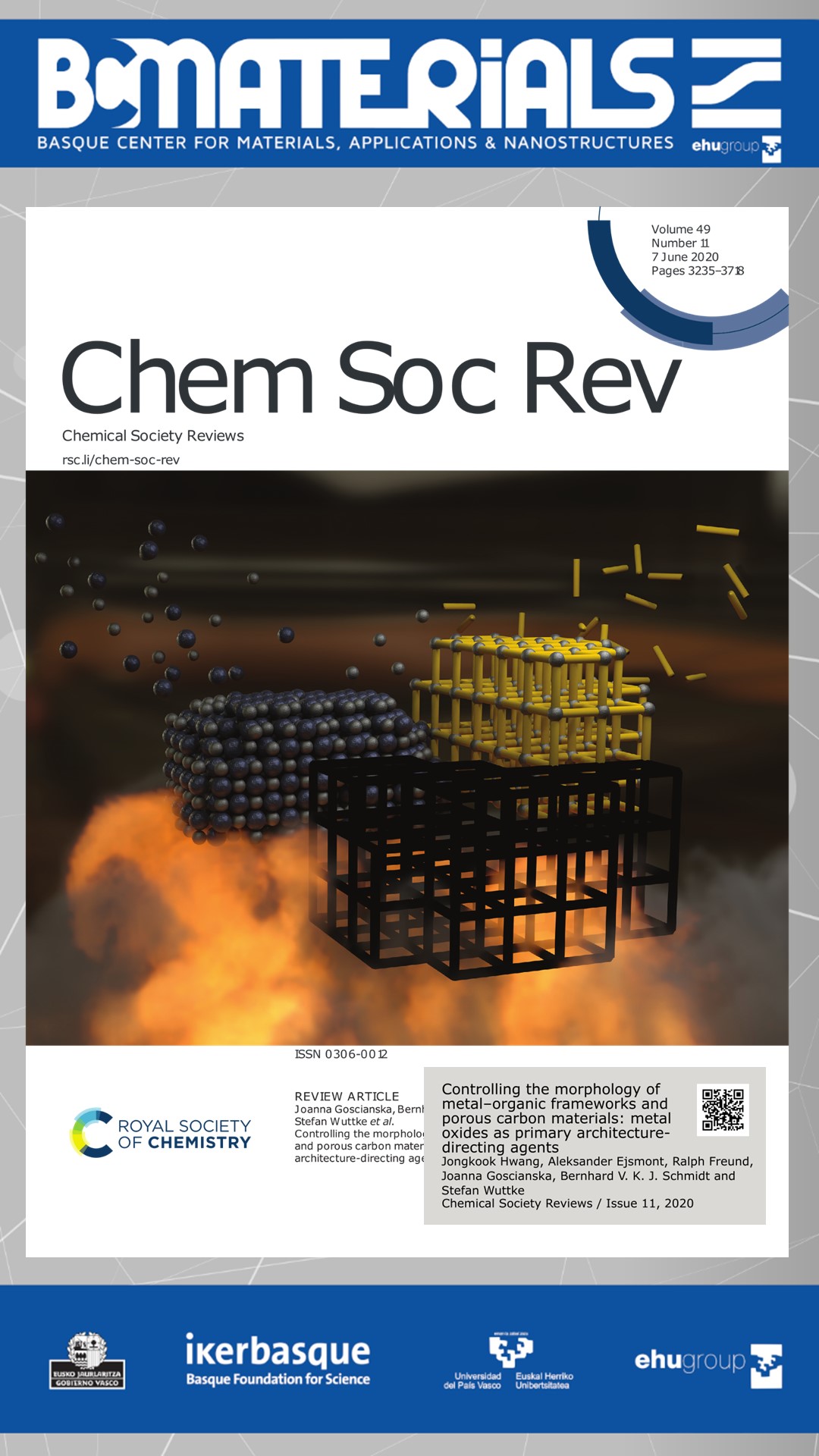 New cover on Chemical Society Reviews