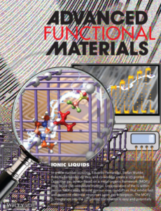 New cover on Advanced Functional Materials