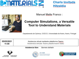 Online seminar BCMaterials Manuel Melle Franco