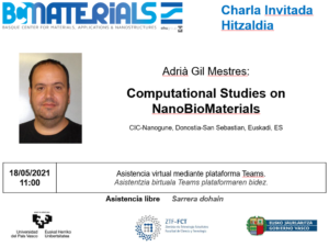 Online seminar BCMaterials Adrià Gil Mestres