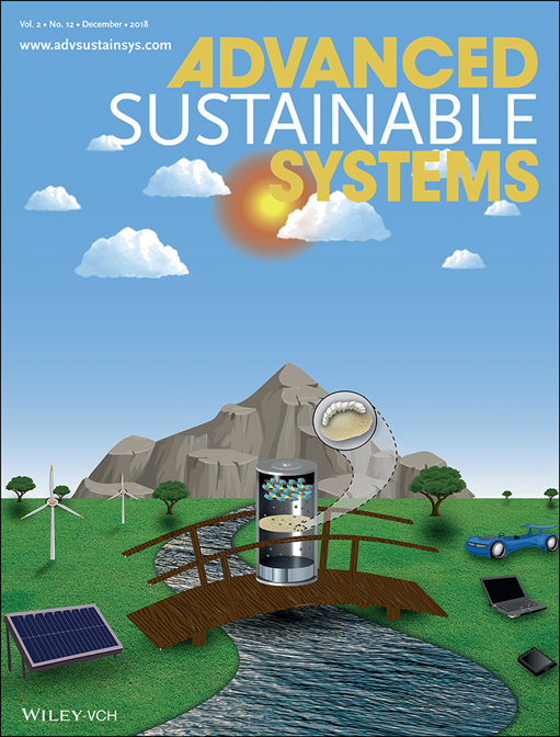Journal Cover on Advanced Sustainable Systems Journal Cover on Advanced Sustainable Systems
