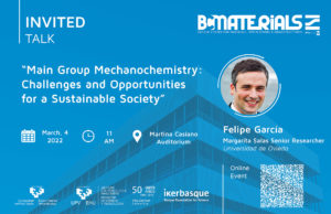 Felipe García: "Main Group Mechanochemistry: Challenges and Opportunities for a Sustainable Society"