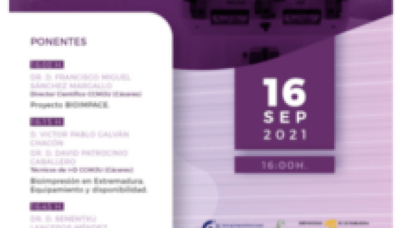 Webinar: "BIOPRINTING IN HEALTH"