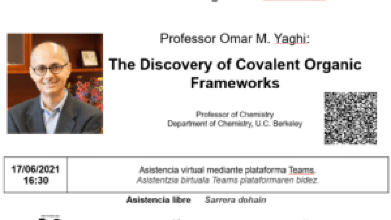 BCMaterials invited talk: Professor Omar M. Yaghi