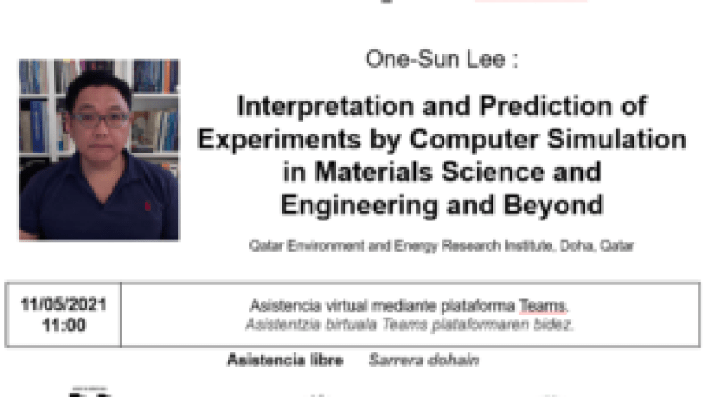 Online seminar BCMaterials One-Sun Lee