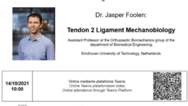 Tendon 2 Ligament Mechanobiology by Jasper Foolen