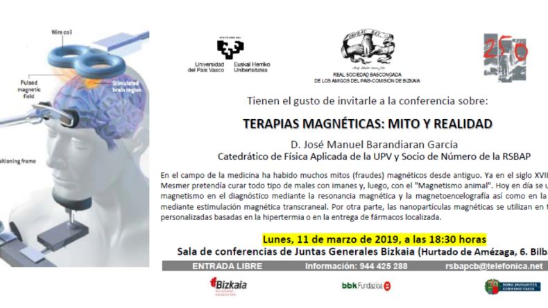 Charla sobre "TERAPIAS MAGNÉTICAS: MITO O REALIDAD"